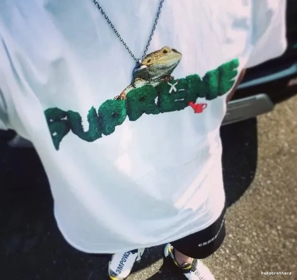 L XL T-shirt S Lizard Short Environmental Tee sleeved Green Logo Black M White 20SS Plant 0803